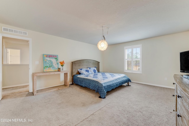 bedroom featuring carpet flooring