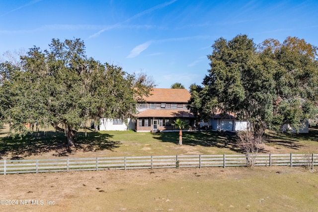 11289 SW 85th Ave, Hampton, FL 32044 - view of property hidden behind natural elements with a garage