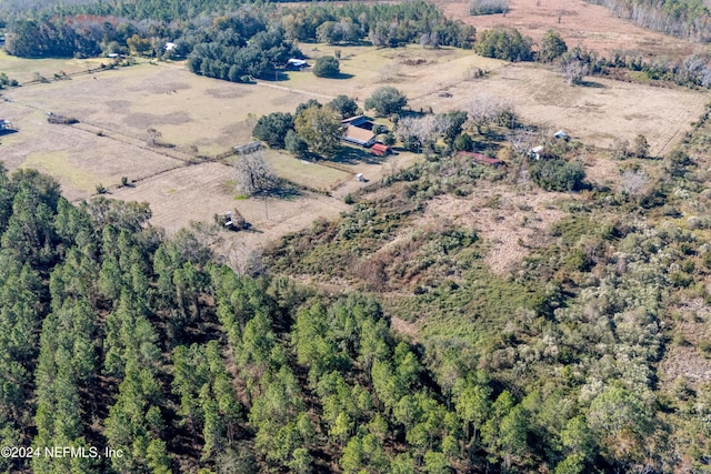 11289 SW 85th Ave, Hampton, FL 32044 - aerial view of property and surrounding area with rural landscape