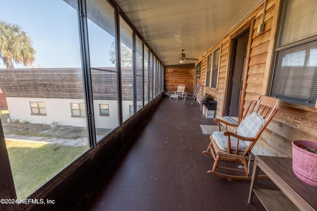 11289 SW 85th Ave, Hampton, FL 32044 - sunroom / solarium with a ceiling fan and plenty of natural light