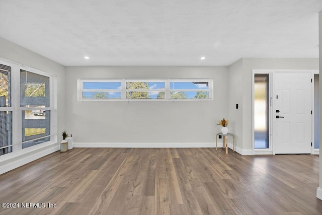 entrance foyer featuring hardwood / wood-style floors