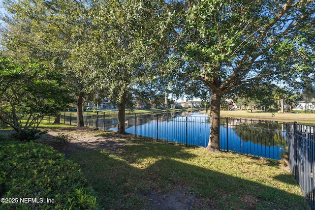 view of water feature