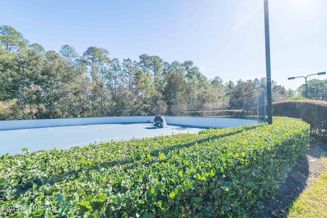 view of water feature