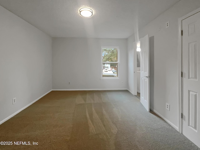 interior space with a textured ceiling