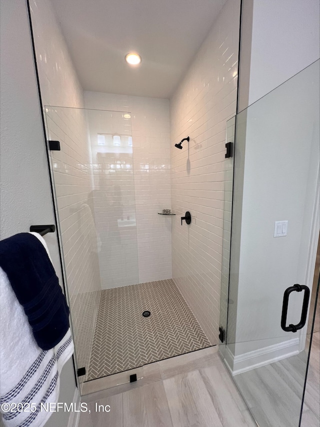 full bath featuring a stall shower