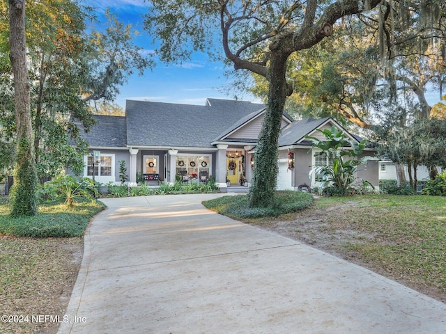 view of front of home