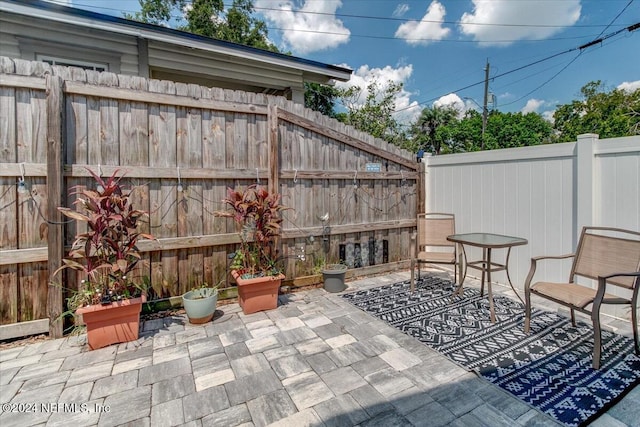 view of patio