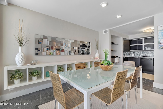 view of dining area