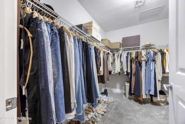 1431 Riverplace Blvd Unit 2105, Jacksonville, FL 32207 - spacious closet with visible vents and carpet flooring
