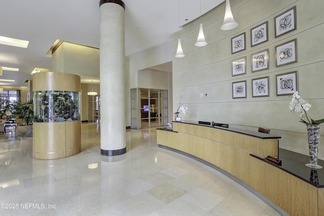 1431 Riverplace Blvd Unit 2105, Jacksonville, FL 32207 - reception area with decorative columns