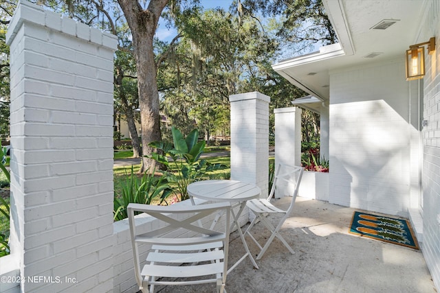 view of patio