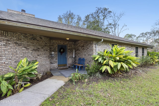 view of entrance to property