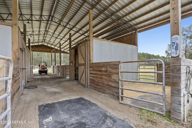 view of stable