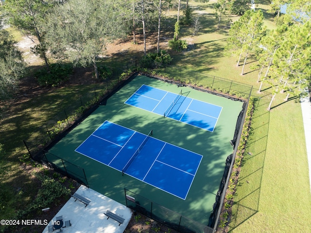 view of basketball court