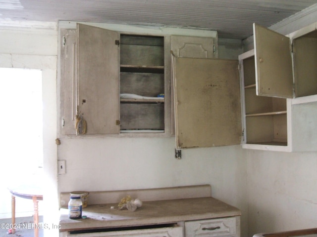 kitchen with cream cabinetry