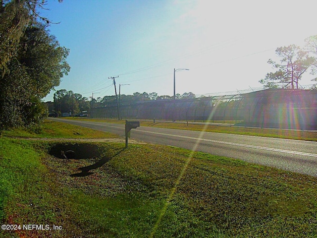 view of road