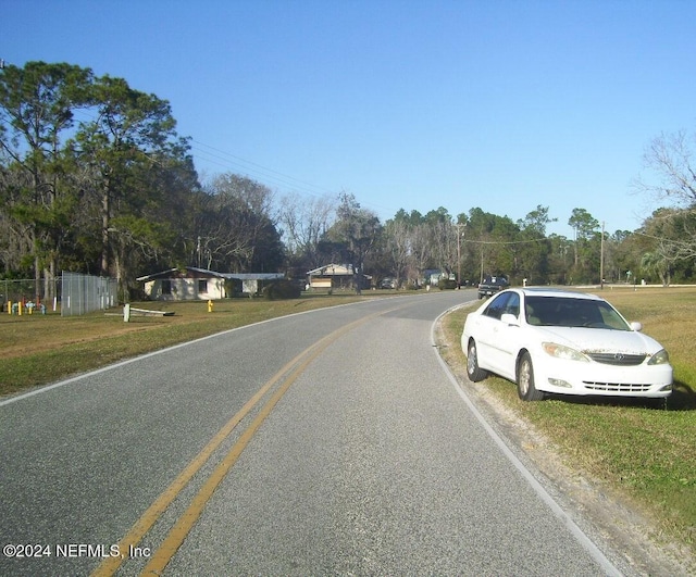 view of road