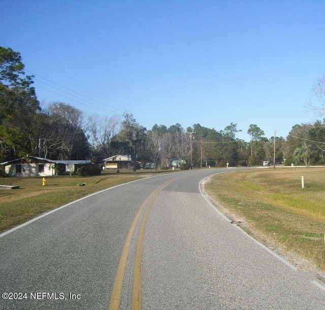 view of road