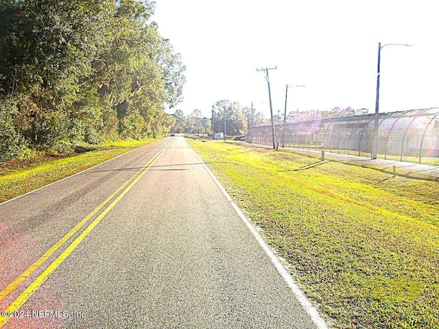 view of road