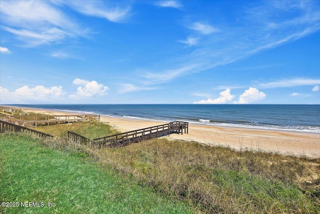 water view with a beach view