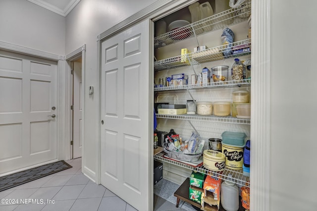 view of pantry