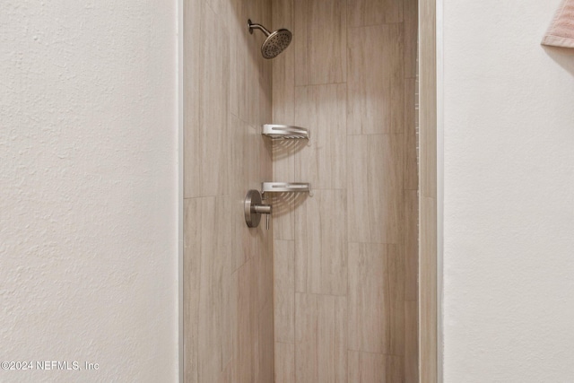 room details featuring a shower