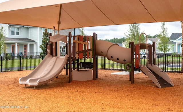 view of jungle gym