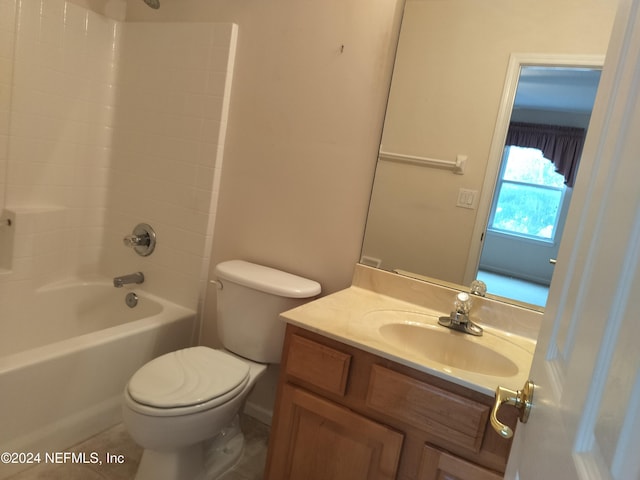 2546 Willow Creek Dr, Fleming Island, FL 32003 - bathroom featuring vanity and shower / tub combination