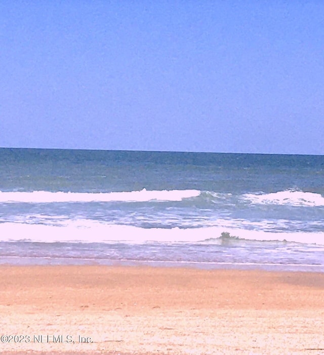 water view with a view of the beach