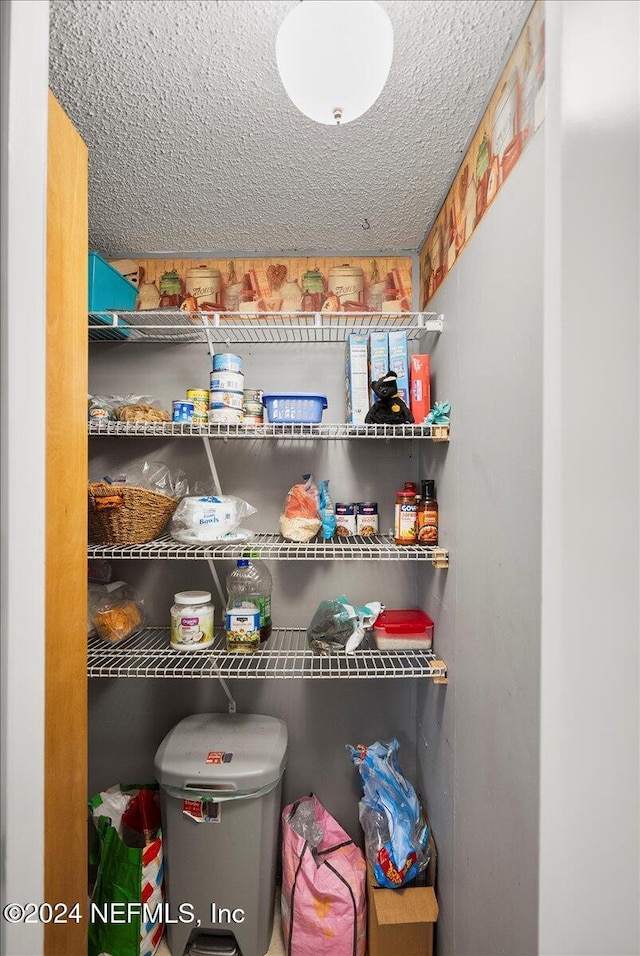 view of pantry