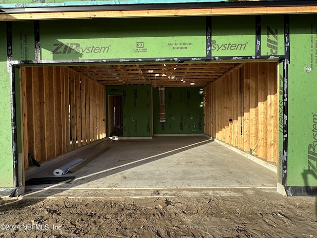 view of car parking featuring a carport