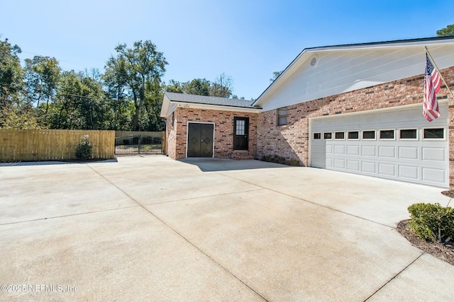 ranch-style house with a garage