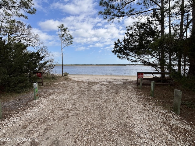 view of water feature