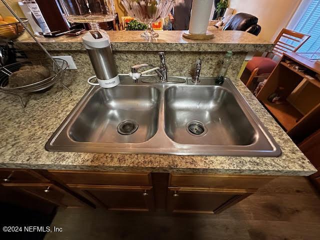 interior details with sink