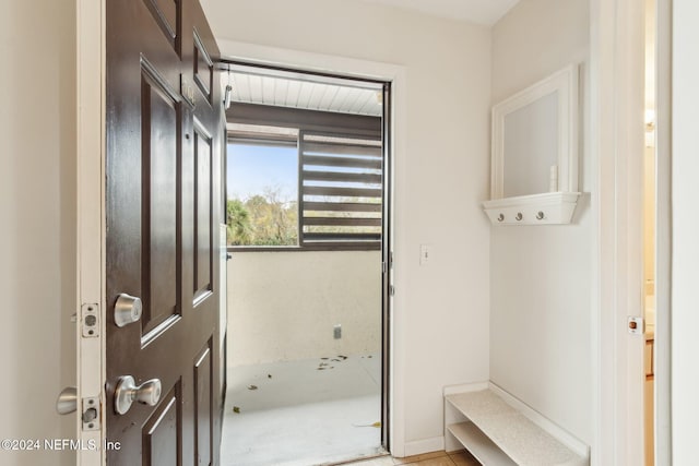 view of mudroom