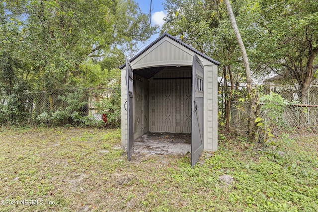 view of outbuilding