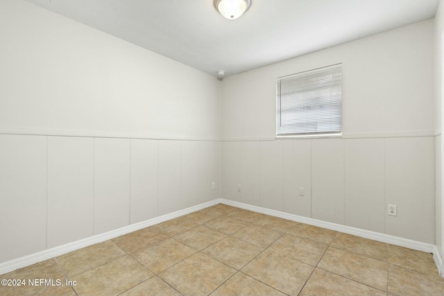 view of tiled empty room