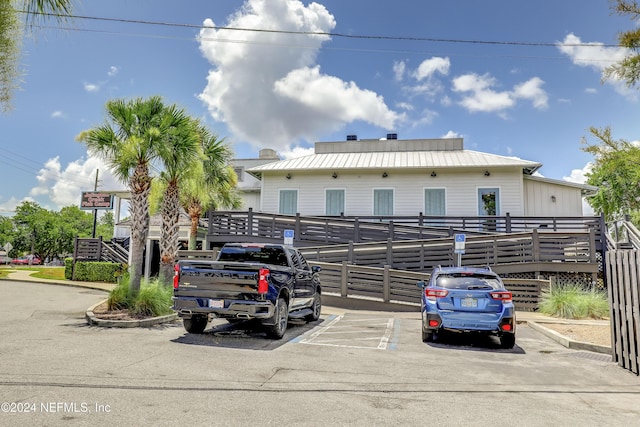 view of parking / parking lot