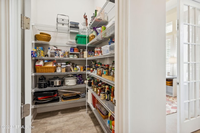 view of pantry