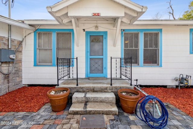 view of property entrance