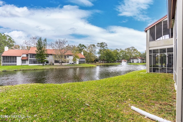 property view of water