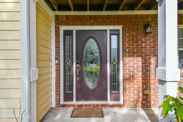 view of entrance to property