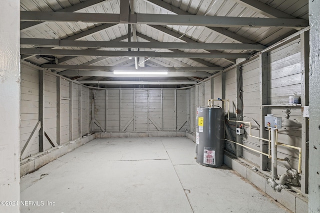 interior space with water heater