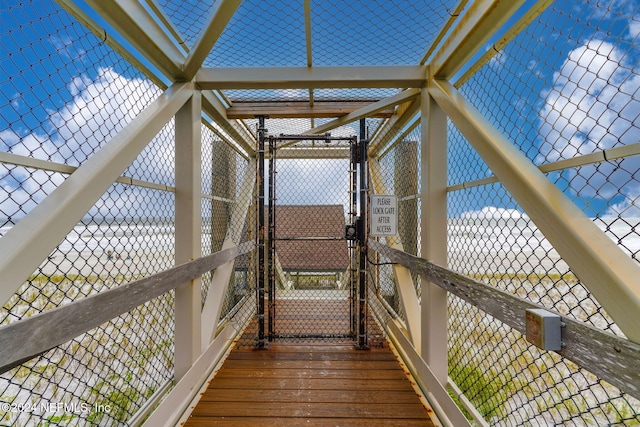 view of deck