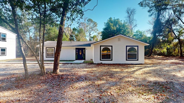 view of ranch-style home