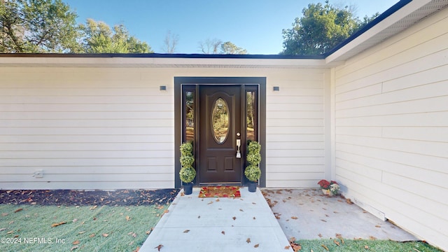 view of property entrance