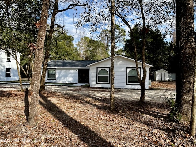 view of ranch-style home