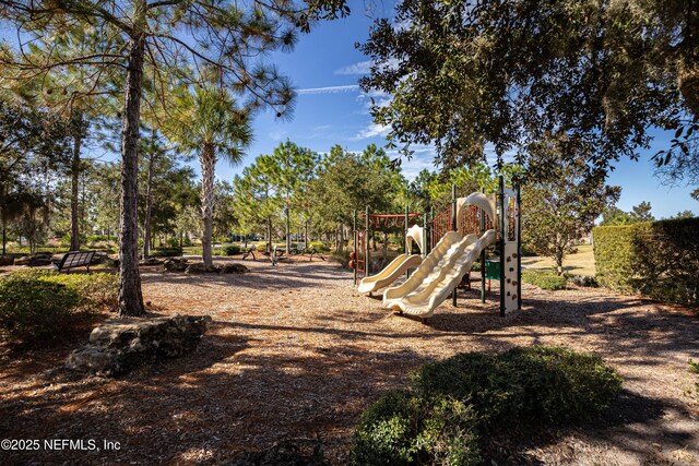 view of play area