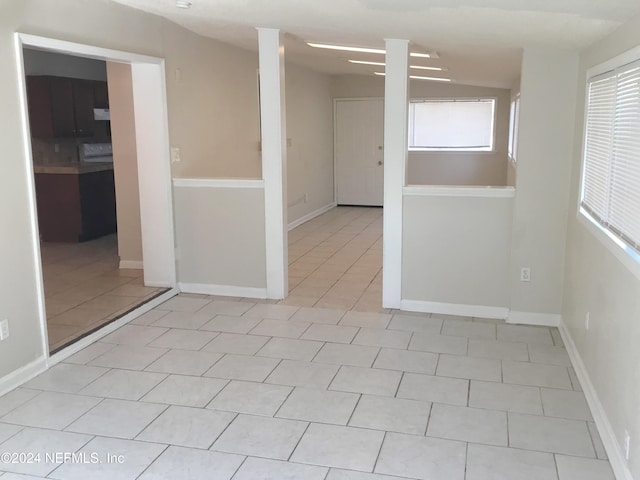 view of tiled empty room