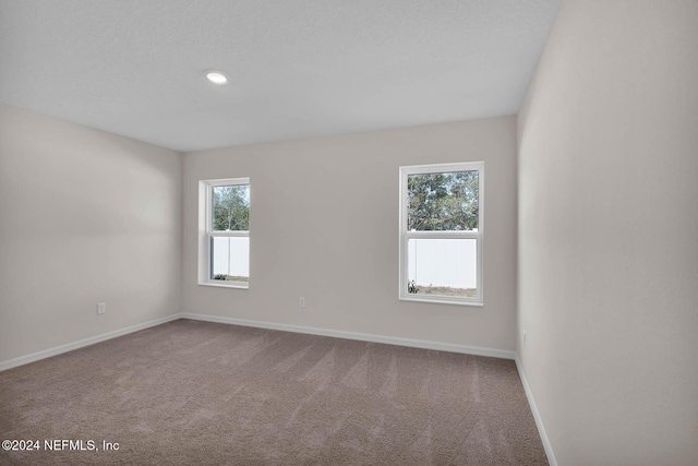 unfurnished room featuring carpet flooring